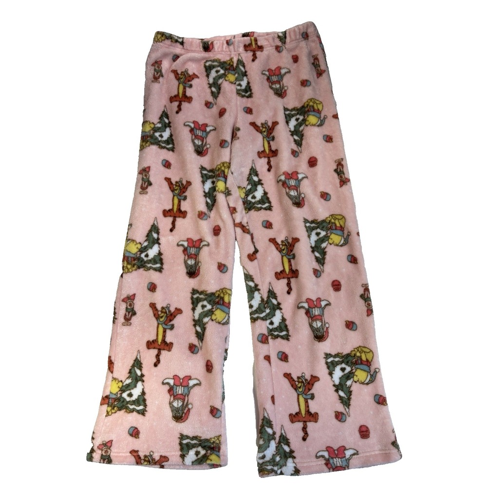 Disney Juniors XXL Piglet Poo Tigger Pajama Lounge Pants Cozy Cabincore Resort